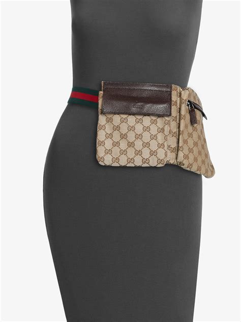 belt purse gucci|authentic Gucci belt bag.